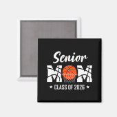 Proud senior basketball mom 2026 graduation  マグネット (正面/裏面)