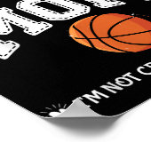 Proud Senior Mom 2026 Graduation Basketball Player ポスター (角)