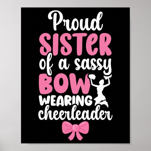 Proud Sister Of A Cheerleader Sister Cheer Sister  ポスター (正面)