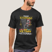 Proud Stepdad of A Vietnam Veteran Son Daughter is Tシャツ (正面)