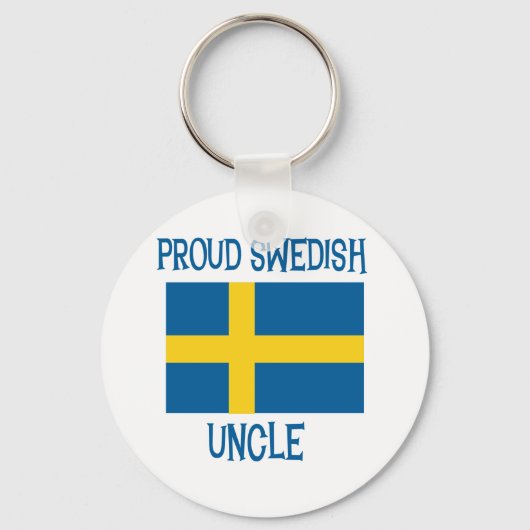 Proud Swedish Uncle キーホルダー (正面)
