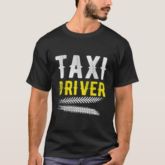 Proud Taxi Driver Professional Cab Driver Tシャツ (正面)