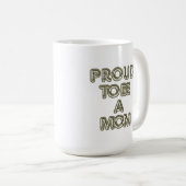 Proud To Be A Mom Mug コーヒーマグカップ (正面右)