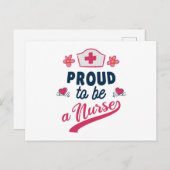 Proud to be a Nurse ポストカード (正面/裏面)