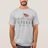 Proud To Be A US Air Force Veteran Tシャツ (正面)