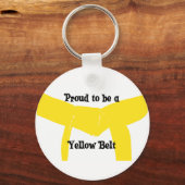 Proud to be a Yellow Belt キーホルダー (正面)