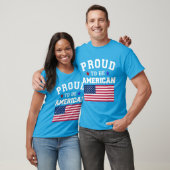 Proud to Be American Patriotic USA Flags 4 July  Tシャツ (ユニセックス)