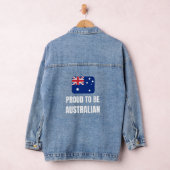 Proud to be Australian デニムジャケット (ハンガー)