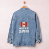 Proud to be Canadian デニムジャケット (ハンガー)