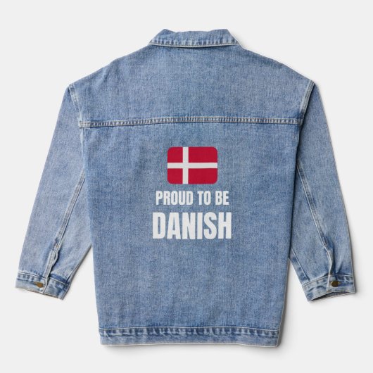 Proud to be Danish デニムジャケット (裏面)