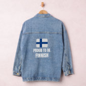 Proud to be Finnish デニムジャケット (ハンガー)