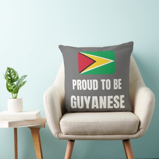 Proud to be Guyanese クッション (椅子)