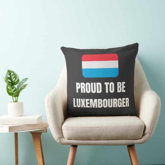 Proud to be Luxembourger クッション (椅子)