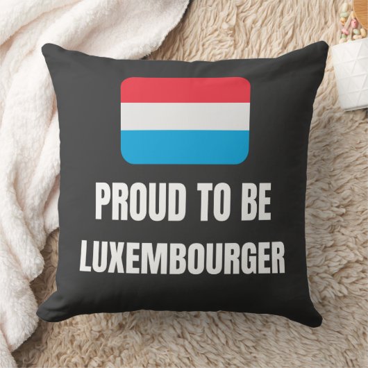 Proud to be Luxembourger クッション (ブランケット)