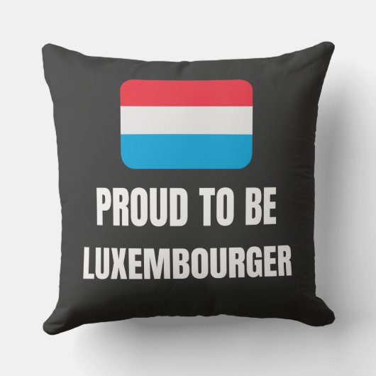 Proud to be Luxembourger クッション (裏面)