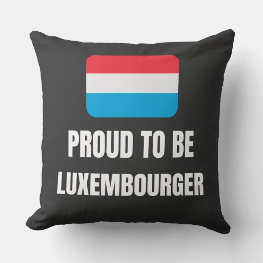 Proud to be Luxembourger クッション (正面)