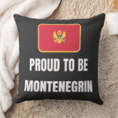 Proud to be Montenegrin クッション (ブランケット)