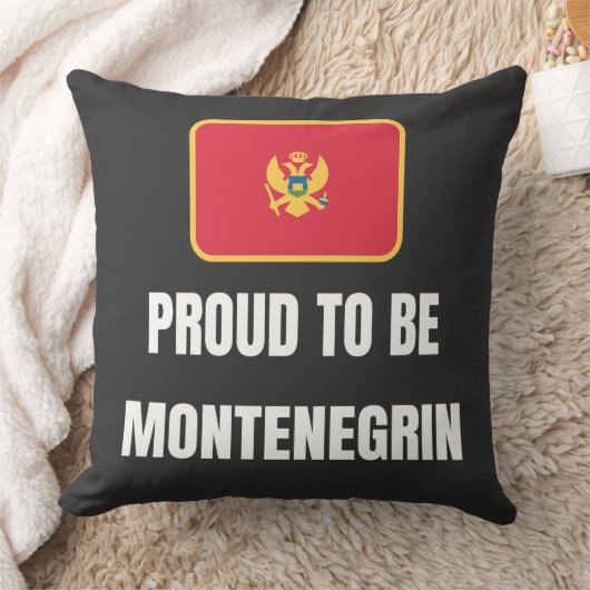 Proud to be Montenegrin クッション (ブランケット)