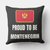 Proud to be Montenegrin クッション (裏面)