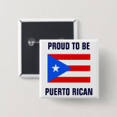Proud to Be Puerto Rican 缶バッジ (正面&裏面)