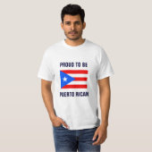 Proud to Be Puerto Rican Tシャツ (正面フル)