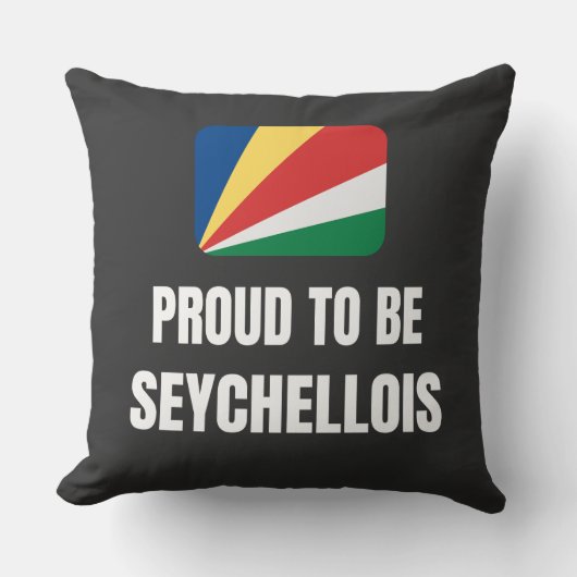 Proud to be Seychellois クッション (正面)