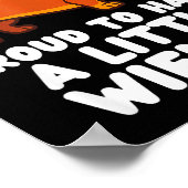 Proud To Have A Little Wiener Dog Funny Dachshund  ポスター (角)