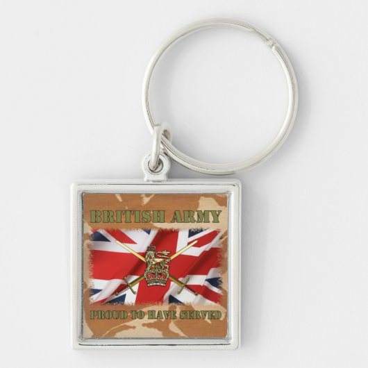 Proud to have served......UK キーホルダー (正面)