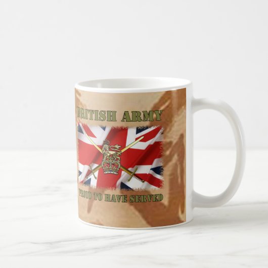 Proud to have served......UK コーヒーマグカップ (右)