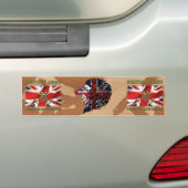 Proud to have served......UK バンパーステッカー (車上)