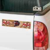 Proud to have served......UK バンパーステッカー (トラック上)