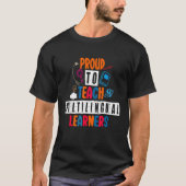 Proud to Teach Multilingual Learners Teaching Tシャツ (正面)