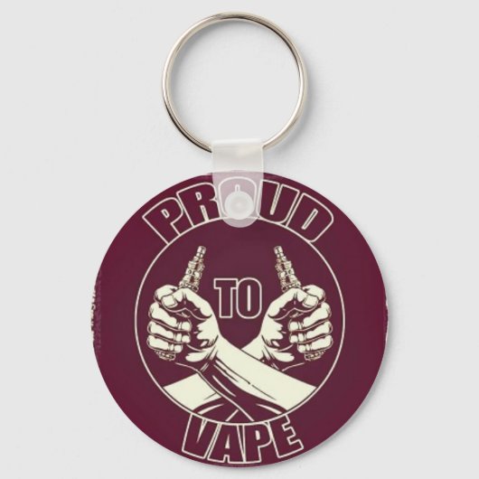 "Proud to Vape" Keychain キーホルダー (正面)
