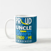 Proud Uncle Down Syndrome Down Syndrome Awareness  コーヒーマグカップ (左)
