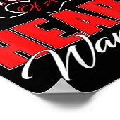 Proud Uncle Of A Heart Warrior Heart Disease Aware ポスター (角)