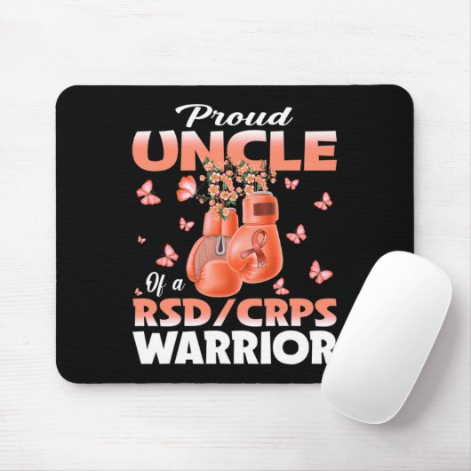 Proud Uncle Of A Rsd Crps Warrior Awareness Boxing マウスパッド (マウス)