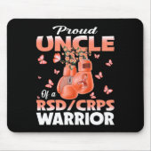 Proud Uncle Of A Rsd Crps Warrior Awareness Boxing マウスパッド (正面)