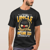 Proud Uncle Of Three Awesome 2023 Seniors Tシャツ (正面)