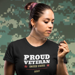 Proud Veteran – United States Army Women’s スウェットシャツ