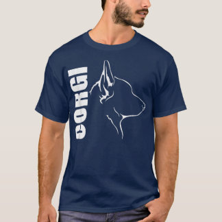 Proud Welsh Corgi Profile Dog Breed Dog 1128 Tシャツ