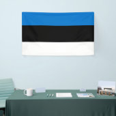 Proudly Display the National Flag of Estonia 横断幕 (トレードショー)