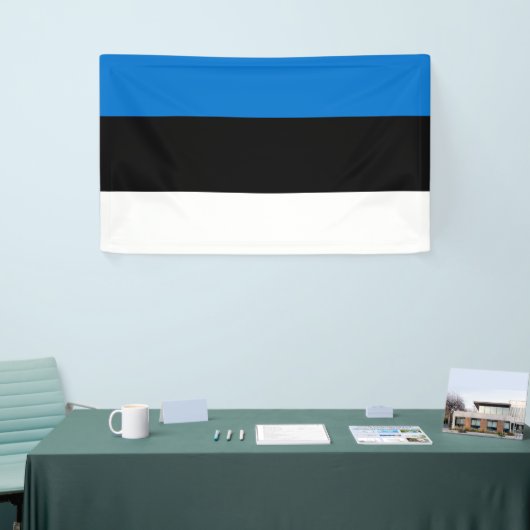 Proudly Display the National Flag of Estonia 横断幕 (トレードショー)