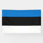 Proudly Display the National Flag of Estonia 横断幕 (横)