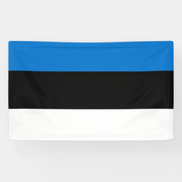 Proudly Display the National Flag of Estonia 横断幕