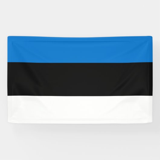 Proudly Display the National Flag of Estonia 横断幕 (横)