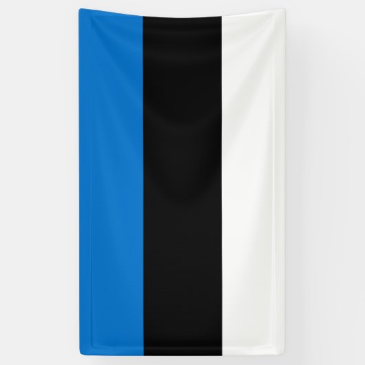 Proudly Display the National Flag of Estonia 横断幕 (縦)