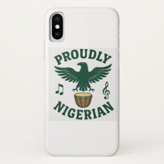 Proudly Nigerian Case – Bold. Strong. Unapologetic iPhone X ケース