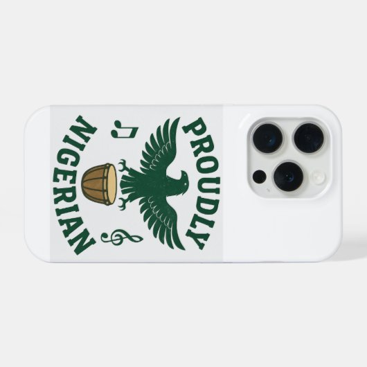 Proudly Nigerian Case – Bold. Strong. Unapologetic iPhoneケース (裏面横)