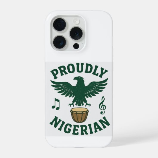 Proudly Nigerian Case – Bold. Strong. Unapologetic iPhoneケース (裏面)