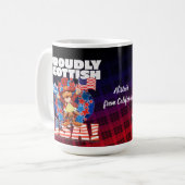 Proudly SCOTTISH from the U.S.A. コーヒーマグカップ (正面左)